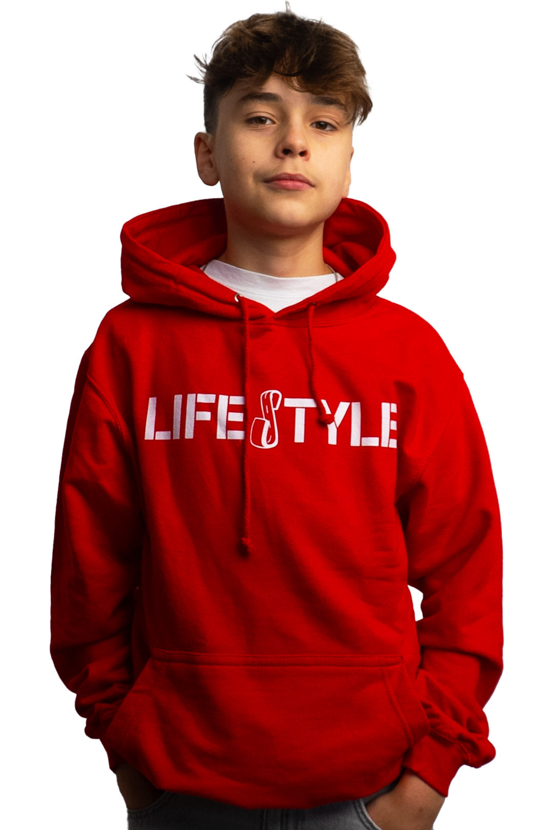 Kids - Lifestyle Hoodie - Rot