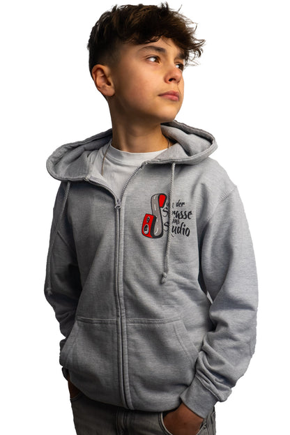 Kids - Sweatshirt-Jacke (VDSIS) - Grau